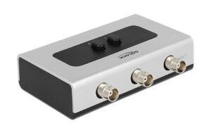 Delock 2Port BNC Switchbox manuell, bidirektionaler kaufen Schweiz | Mediatech.ch