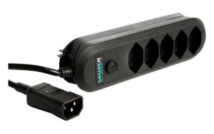 Steckdosenleiste 5xT13 10A für ONLINE USV Eingang Kaltgerätestecker 10A kaufen Schweiz | Mediatech.ch