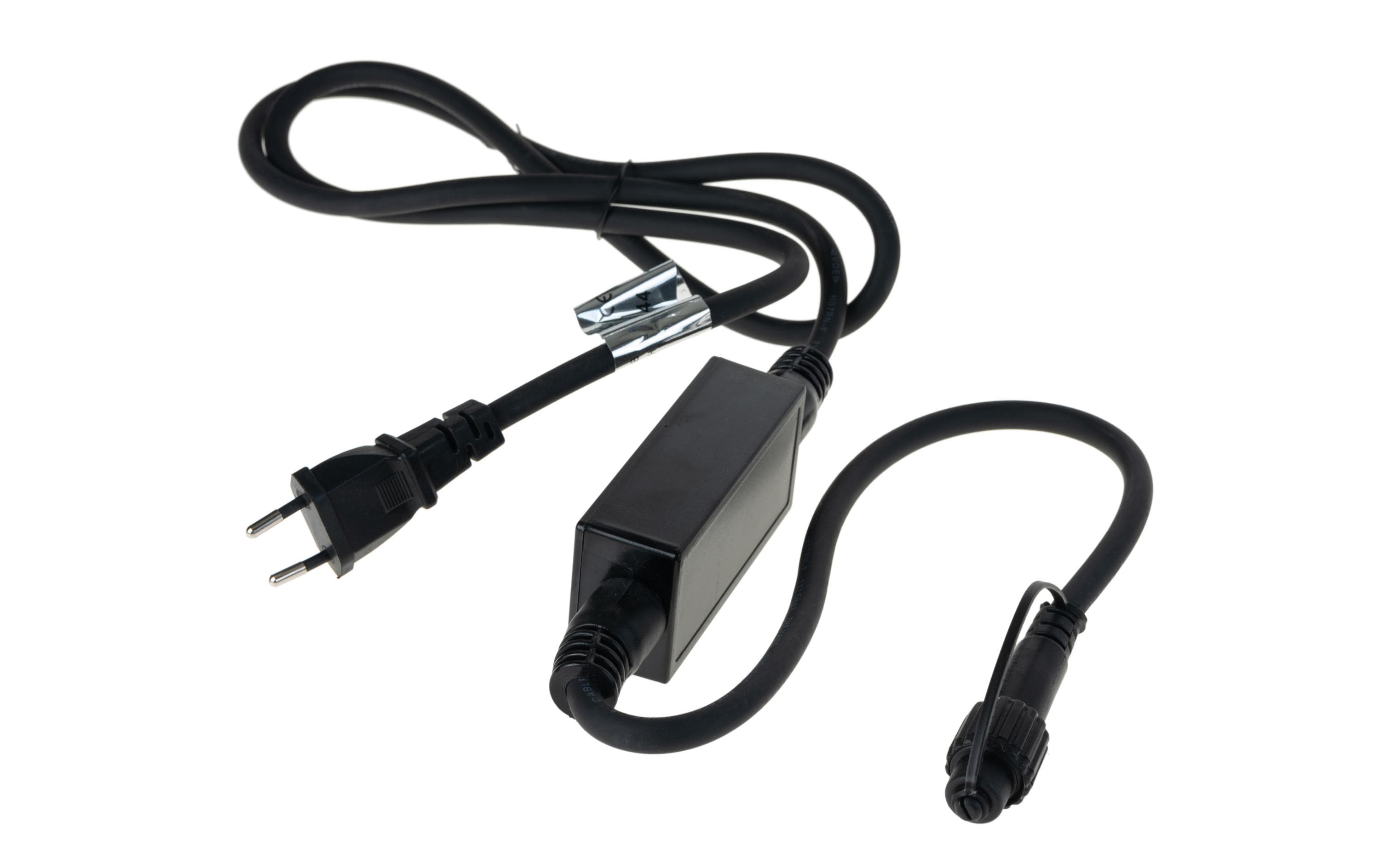 Star Trading SystLED Netzkabel Start,1.8m Netzkabel mit Trafo, schwarz, zu System LED