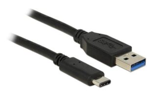 Delock USB3.1 Kabel A-Stecker - Typ-C St. 1m, 10Gbps, Gen2, schwarz kaufen Schweiz | Mediatech.ch