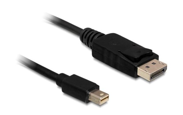 402500 - Mediatech Delock Mini-DP auf DP, 5m, V1.2, 4K support Mini-Displayport zu Displayport, schwarz kaufen Schweiz | Mediatech.ch