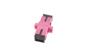 Lightwin LWL Kupplung SC-SC, OM4 Simplex Multimode, plastik, violett