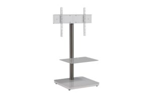 PureMounts PM-204 TV Standfuss, weiss Schwenkbar, bis 30Kg