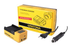 PATONA Synchron USB Ladegerät Canon BP914 für Canon BP911, BP914