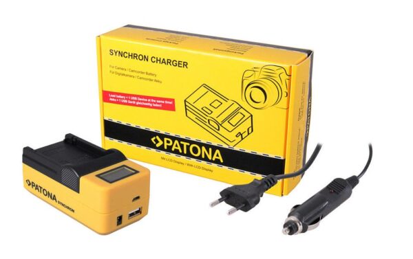 410189 - Mediatech PATONA Synchron USB Ladegerät Canon LPE8 für Canon LPE8 kaufen Schweiz | Mediatech.ch