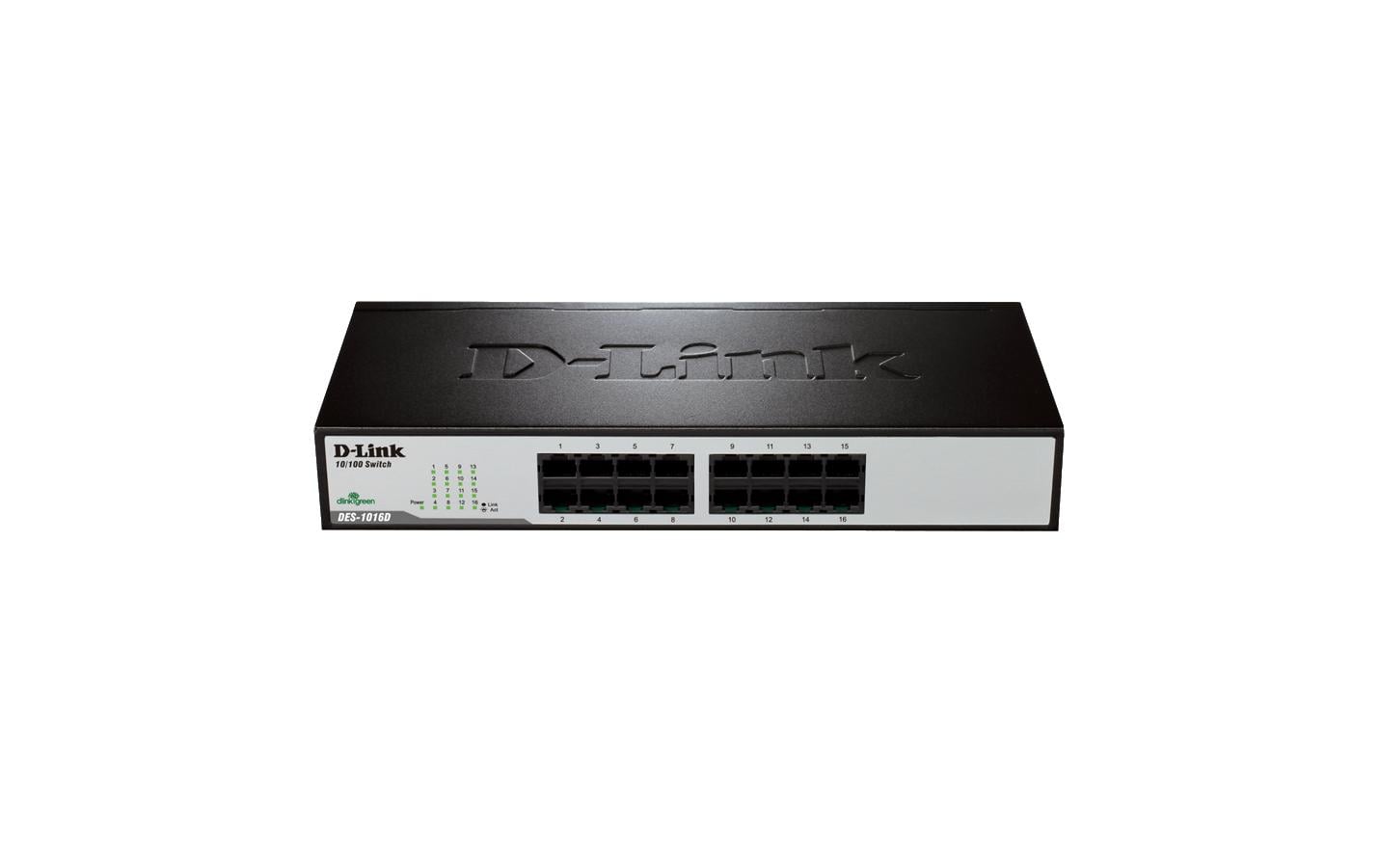 D-Link DES-1016D: 16Port Switch, 100Mbps Autouplink, ohne Lüfter kaufen Schweiz | Mediatech.ch