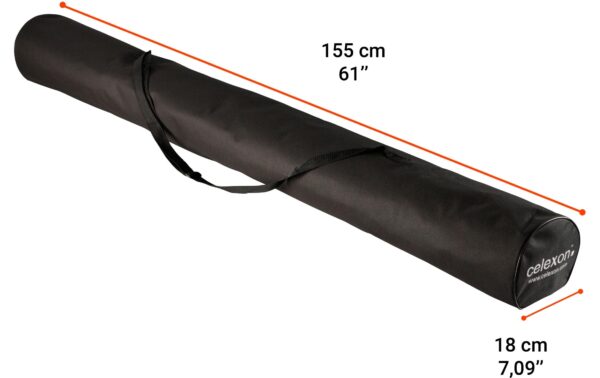 Celexon Softcase 133cm für Stativ Leinwand schwarz, Material: Nylon