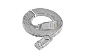 Wirewin Slim Patchkabel: UTP, 0.15m, grau Cat.6, AWG36, Klinkenschutz, Längenaufdruck