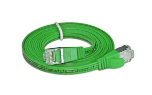 413874 - Mediatech Wirewin Slim Patchkabel: STP, 0.15m, grün Cat.6, AWG36, Klinkenschutz, Längenaufdruck