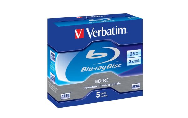 Verbatim BD-RE 2x Single Lay. rewrite, 25GB Blu Ray Scratchguard plus, Jewel Case kaufen Schweiz | Mediatech.ch