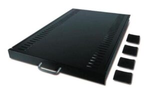 APC NetShelter Schiebefach AR8123BLK, 1HE 45kg, 19, 1HE, schwarz