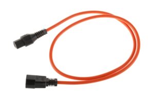 IECLock Netzkabel 1.0m orange IECLock C13 - C14, 3x1.0mm2, H05VV-F