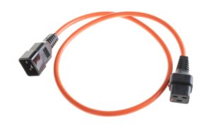 IEC LOCK IECLock Netzkabel 1.0m orange IECLock C19 - C20, 3x1.5mm2, H05VV-F kaufen | Mediatech.ch