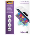 Fellowes Laminierfolien A3, 80 Mikron 100 Stück, matt