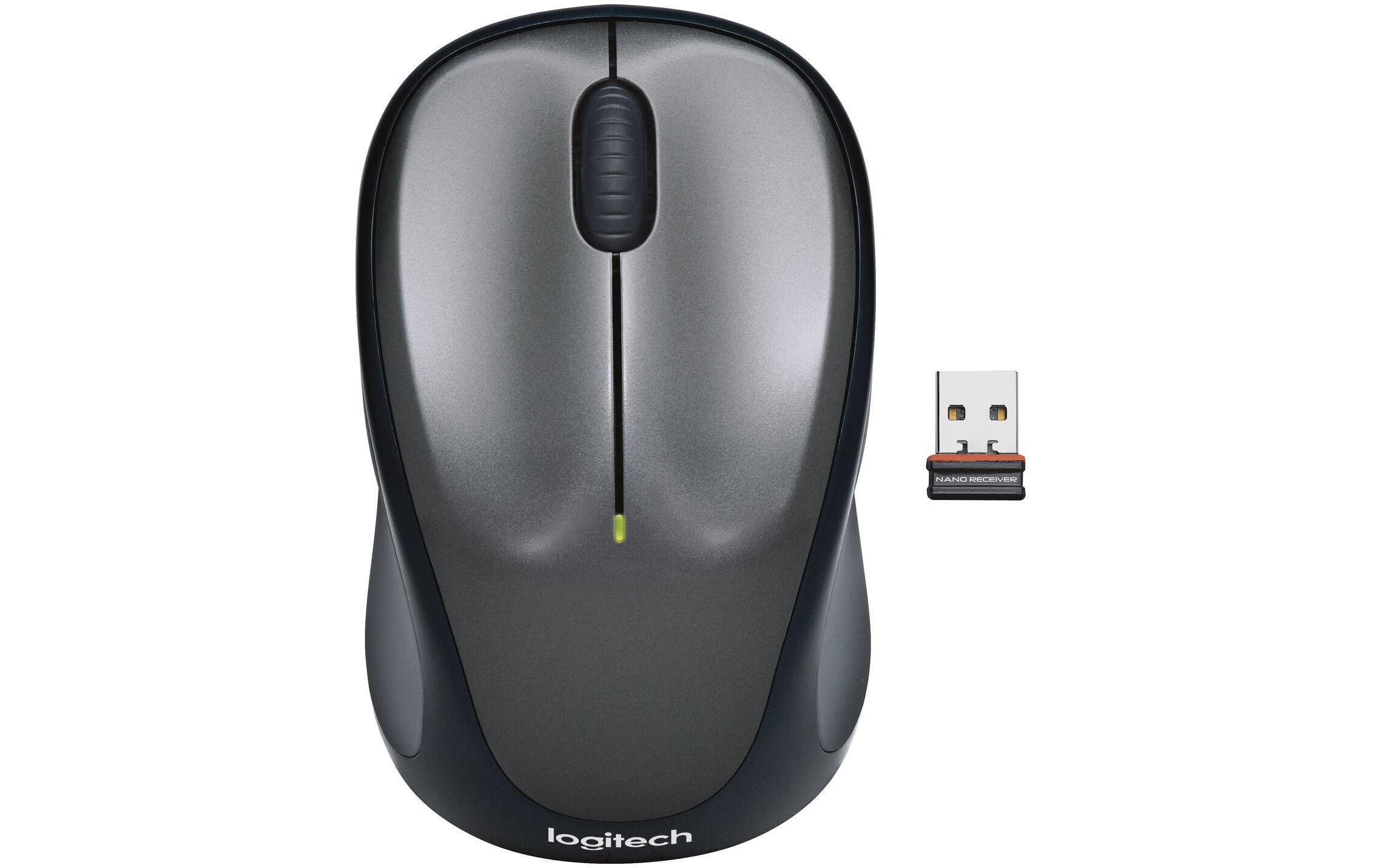 Logitech M235 wireless Mouse für Notebook USB 2.4GHz, 3Button, Scrollrad, schwarz