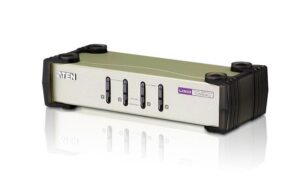 Aten CS84U: KVM Switch 4 Port PS2/USB/VGA, inkl. Kabel