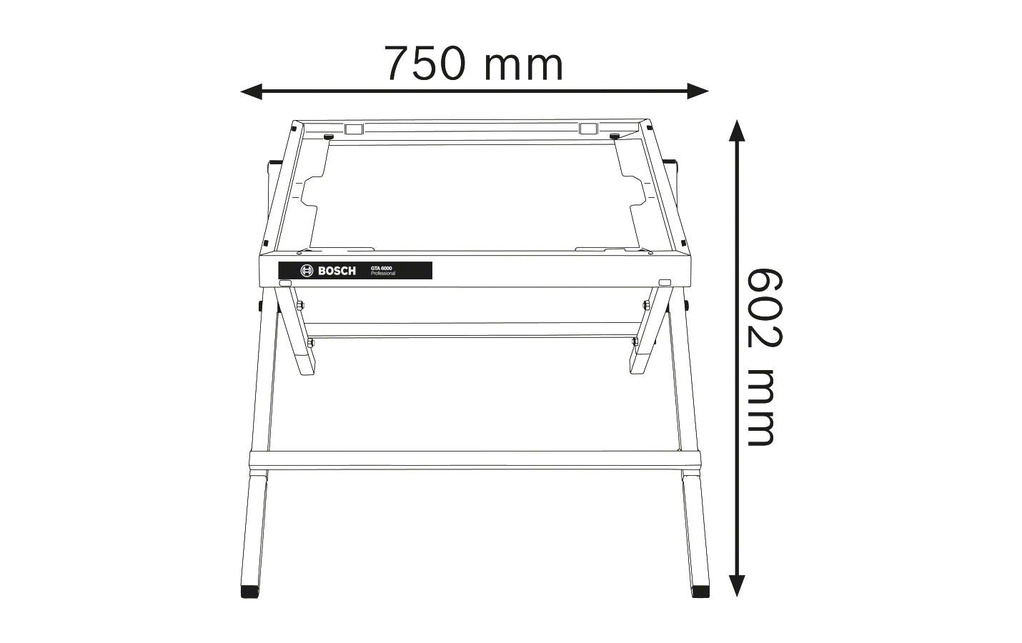 418997_1 - Mediatech BOSCH Professional GTA 6000 passend zu GTS 10 XC