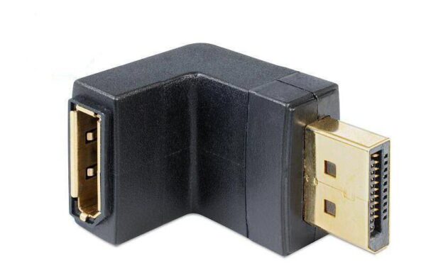 Delock Displayport Adapter, 90° gewinkelt nach unten gewinkelt. Unterstützt DP 1.1 kaufen Schweiz | Mediatech.ch