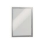 Durable Duraframe A4 matallic silber, 10er Pack