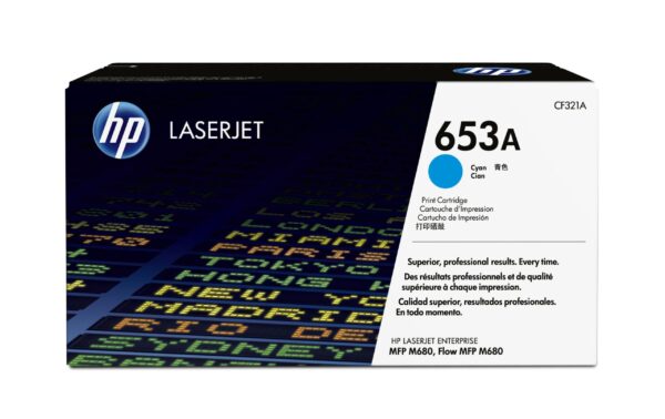 HP Toner 653A - Cyan (CF321A) Seitenkapazität ~ 16'500 Seiten