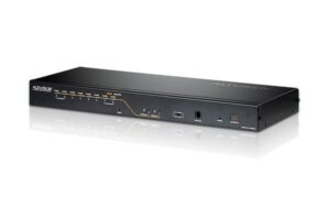 Aten KH2508A: 8 Port 2 Konsol Cat-KVM, PS/2, USB, VGA, 1600x1200, 19, schwarz kaufen Schweiz | Mediatech.ch