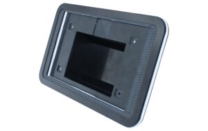 Multicomp 7 Gehäuse für Rasperry Pi 7 TFT Schwarz, Werkzeuglos zusammenbaubar