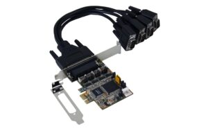 EXSYS EX-44384, PCI-Express Card zu 4x Seriell RS-232, SystemBase SB16C1054PCI