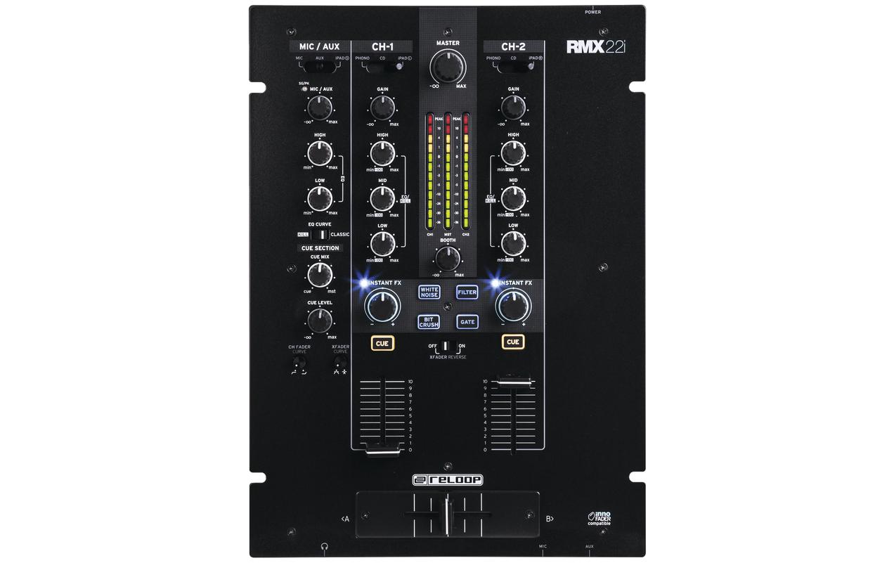 Reloop RMX-22i 2+1 Kanal Digital-DJ-Mixer kaufen Schweiz | Mediatech.ch