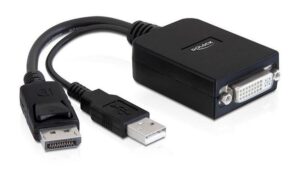 Delock Monitoradapter DP zu DVI24+5-Bu, aktiv DP Stecker zu DVI24+5-Bu 20cm, schwarz kaufen | Mediatech.ch