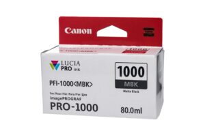 Tinte Canon PFI-1000MBK matte black matte black, Inhalt: 80ml