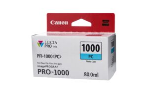 Tinte Canon PFI-1000PC photo cyan photo cyan, Inhalt: 80ml