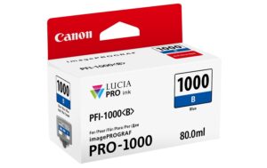 462744 - Mediatech Tinte Canon PFI-1000B blue blue, Inhalt: 80ml kaufen Schweiz | Mediatech.ch