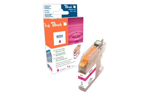 Peach Tinte Brother LC-223m magenta 8.5ml 665 Seiten kaufen Schweiz | Mediatech.ch