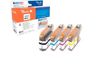 Peach Tinte Brother LC-223 Multipack 1x16ml 3x8,5ml