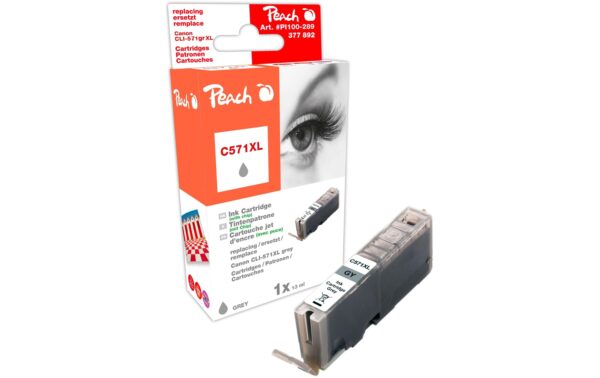 Peach Tinte Canon CLI-571gy XL grey 13ml kaufen Schweiz | Mediatech.ch