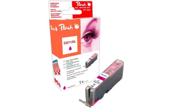 Peach Tinte Canon CLI-571m XL magenta 13ml 925 Seiten kaufen Schweiz | Mediatech.ch