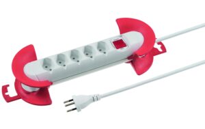 466350 - Mediatech STEFFEN STEBA STRONG Steckerleiste 5xT13 Steckdosen längs, weiss, 8m Kabel kaufen Schweiz | Mediatech.ch