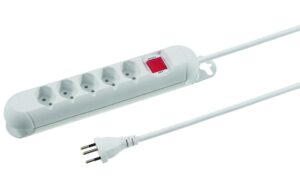 STEFFEN STEBA STRONG Steckerleiste 5xT13 Steckdosen längs, weiss, 3m Kabel kaufen Schweiz | Mediatech.ch