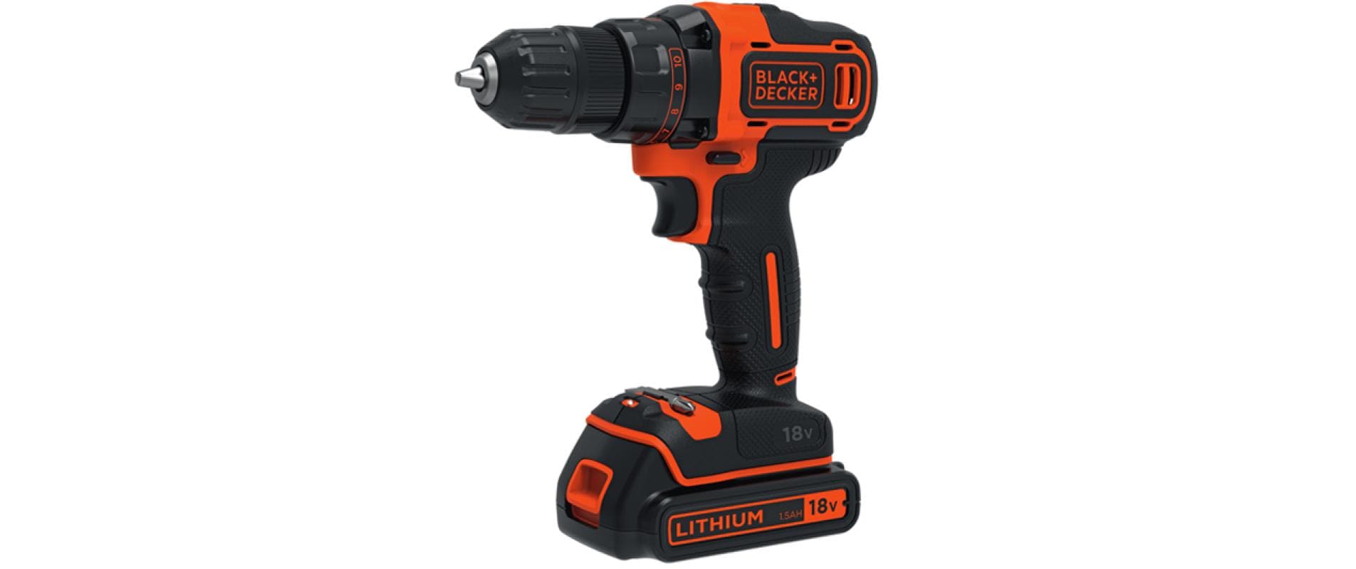 468758 - Mediatech Black+Decker Bohrschrauber BDCDD186, 18V inkl. Akku und Ladegerät kaufen Schweiz | Mediatech.ch