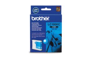 Tinte Brother LC-1000C cyan, zu DCP130C 330C/540CN/750CW/MFC240C/440CN/660CN,