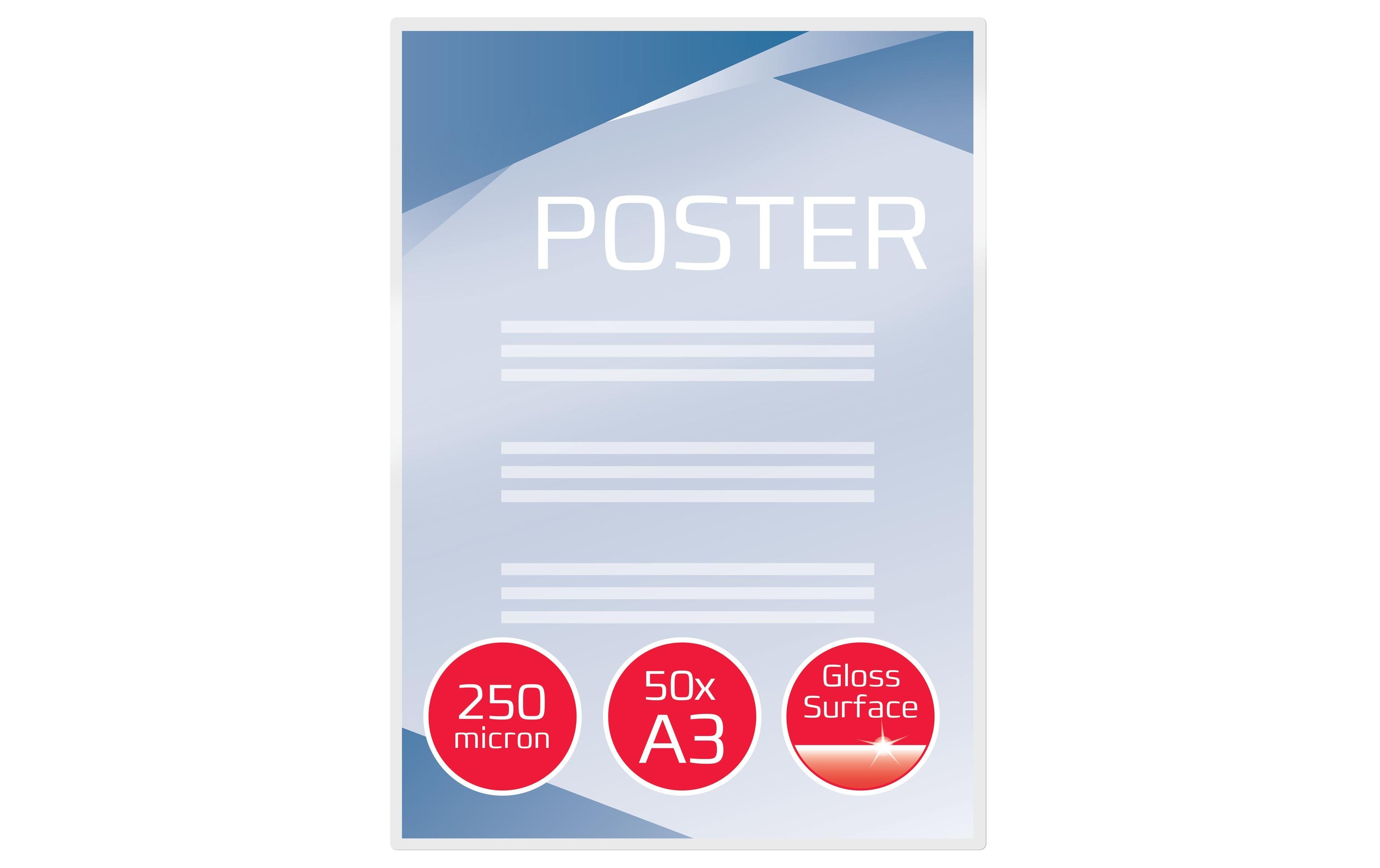 481839_3 - Mediatech GBC Laminierfolie 250 Micron A3 (303x426), 50 Stk., gloss