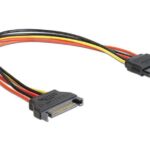 SATA Stromverlängerungskabel SATA 15 Pin, 30cm