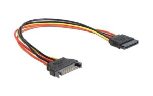 SATA Stromverlängerungskabel SATA 15 Pin, 30cm