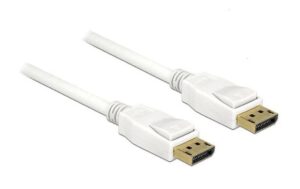 Delock DisplayPort - Displayport Kabel, 3m Weiss, Auflösung bis 3820 x 2160 @ 60 Hz