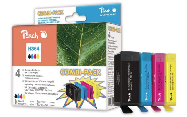 Peach Tinte HP No 364 MultiPack 1x 9ml black + 3x 6.2ml kaufen Schweiz | Mediatech.ch