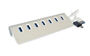 EXSYS EX-1137, 7x USB 3.0, Metall, mit 1.5A Strom pro Port