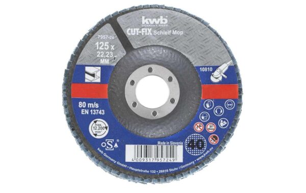 kwb Cutfix Schleifmop 125 K40 Ls kaufen Schweiz | Mediatech.ch