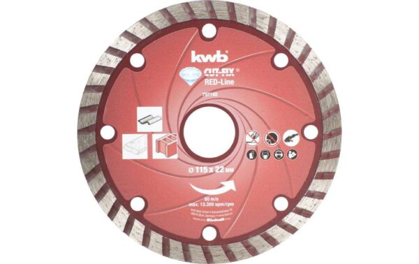 kwb Diamant-Trennscheibe  Redline 115 