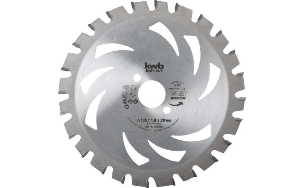 493153 - Mediatech kwb Kreissägeblatt Akku Ø135X20Z24 kaufen Schweiz | Mediatech.ch