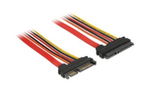 Kabel Serial ATA und Power, intern 1m Verlängerung, 3,3, 5 und 12 Volt